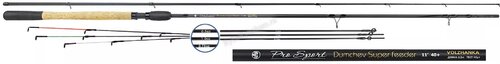Удилище фидерное Волжанка Pro Sport Dumchev Super feeder 11ft 40+ 3.3м 2секции+3 тест 40+гр