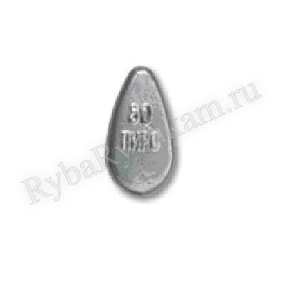 Груз Пирс донный неокрашенный 40гр