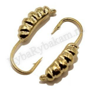 Мормышка вольфрамовая Spider 4230 Опарыш с ушком d3.0 Go