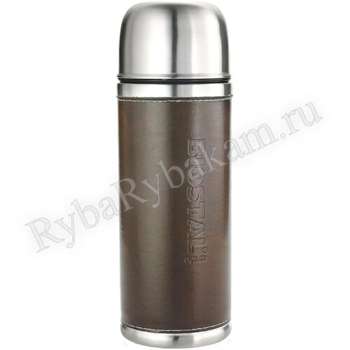 Термос Biostal Охота NYP - 1000P 1.0 л узкое горло, кож.вставка