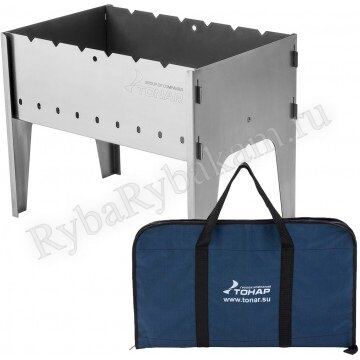 Мангал Тонар разборный 49х28х37 см, в сумке