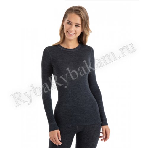 Футболка жен. Island Cup Свежесть 24 с длин.рукавом, цвет антрацит меланж, разм S (42-44)