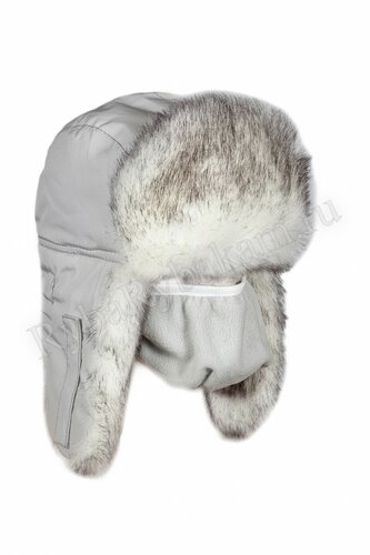 Шапка ушанка Huntsman с маской Евро Волк Полярный ткань Taslan Р-р 56-58
