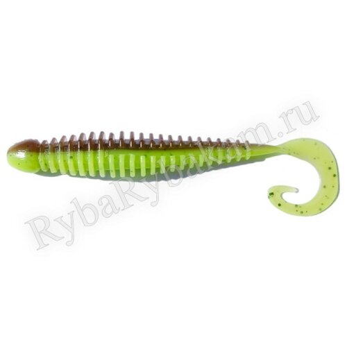 Виброхвост Intech съедобный Turborib 4" (5шт) #17