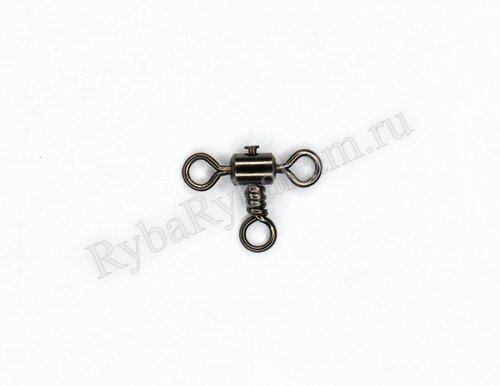 Вертлюг цилиндр Сезон Рыбалки на три направления №6 (тест 27 кг), (упак. 8 шт)