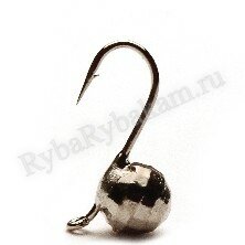 Мормышка вольф. Nord Waters с ушк. Шар фигурный PUBLFG025NI 10шт
