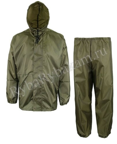 Костюм Elemental влагозащитный "Raincoat" оксфорд хаки, р.60-62