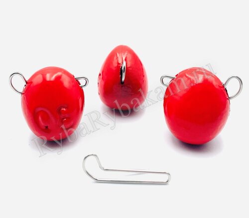 Груз UF Studio «Капля- эксцентрик» – 5 гр 10 шт КРАСНЫЙ