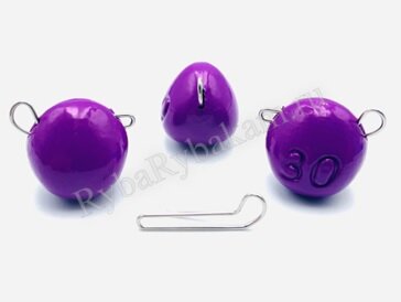 Груз UF Studio «Капля- эксцентрик» – 7 гр 10 шт ФИОЛЕТОВЫЙ