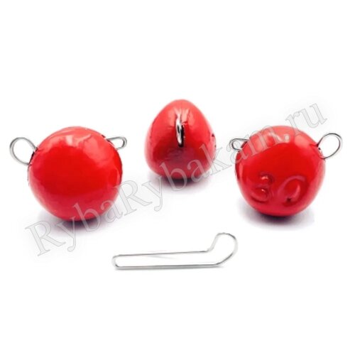Груз UF Studio «Капля- эксцентрик» – 10 гр 10 шт КРАСНЫЙ UV