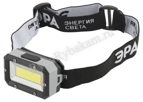 Фонарь ЭРА GB-708 налобный Шторм, 5W 320lm, 4 режима, СОВ, 3хААА