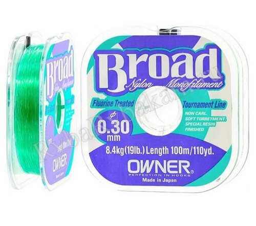 Леска Owner Broad 100м 0,30мм 8,4кг