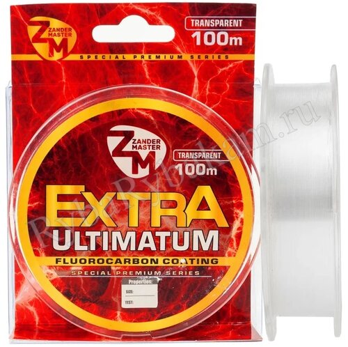 Леска ZanderMaster "EXTRA Ultimatum" 100m, 0.203мм х 6.4кг прозрачная
