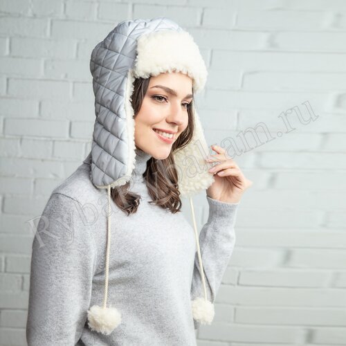 Шапка Woolhouse женская Норви светло-серый р-р 56