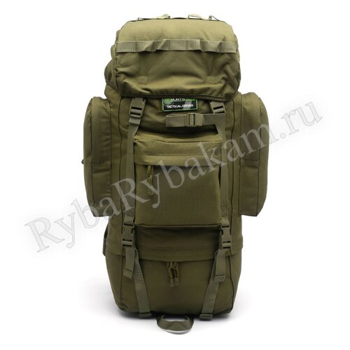 Рюкзак Huntsman тактический RU 018 цв. Хаки тк. Оксфорд Объем 70 л