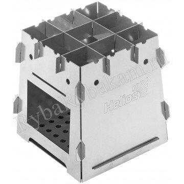 Печь-щепочница Helios складная ПМ-02, 216х217х221мм, сталь 1,5мм