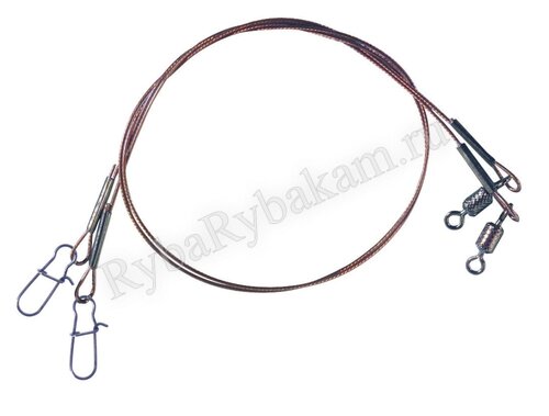 Поводок Balzer 1*7 Niroflex 25 см 12 кг 2 шт