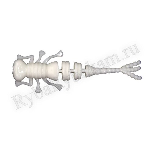 Мягкая приманка Brown Perch Kurva Белый 50мм 0,7гр 12 шт