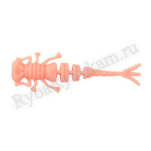 Мягкая приманка Brown Perch Kurva Розовый 50мм 0,7гр 12 шт