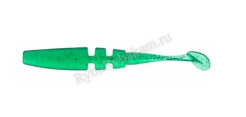 Мягкая приманка Brown Perch Fish Kayuker Зеленый изумрудный 50мм 0,7гр 14 шт
