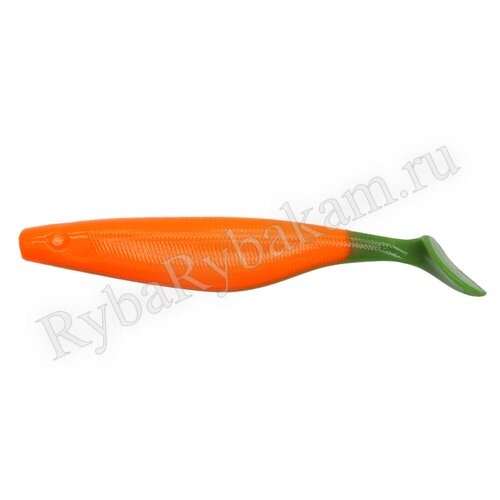 Мягкая приманка Brown Perch Roach BC Морковный/Зеленый 120мм 10,7гр 2 шт