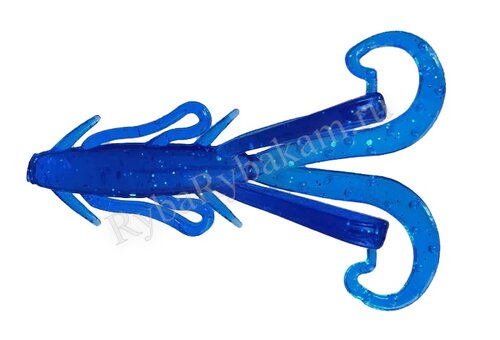 Мягкая приманка Brown Perch Hoghog Синий сапфир UV 47мм 1,4гр 10 шт