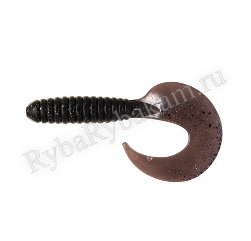 Мягкая приманка Brown Perch Lamprey Черный пепел 130мм 18,48гр 2 шт