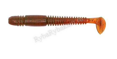 Мягкая приманка Brown Perch Sweet minnow Машинное масло зеленая шуба UV 99мм 6,1гр 4 шт