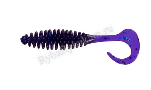 Мягкая приманка Brown Perch Turbik Фиолетовый UV 65мм 1,5гр 10 шт