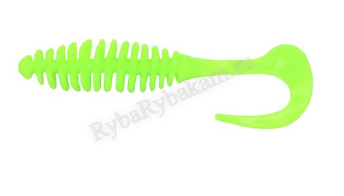 Мягкая приманка Brown Perch Turbik Салатовый UV 65мм 1,5гр 10 шт