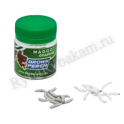 Мягкая приманка Brown Perch Maggot Опарыш Mix 13мм 0,08гр шт