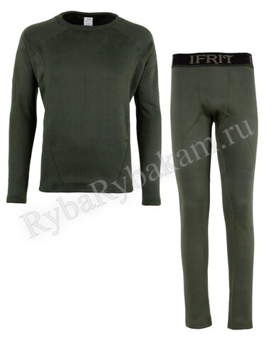 Термобелье Elemental Frost extreme флис 280гр/м р-р 60 хаки