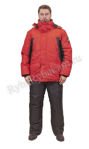 Костюм Onerus поплавок ФИШЕР -45 Таслан Красный/Черный р-р 44-46 рост 170-176