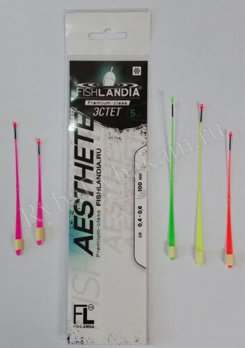 Кивок Fishlandia ЭСТЕТ Малина 120 х 0,20 мм 0,1 - 0,2 гр 5 шт