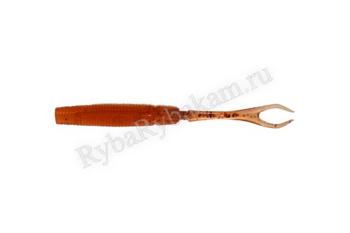 Мягкая приманка Brown Perch Twin Tail 50мм цвет 007 10шт