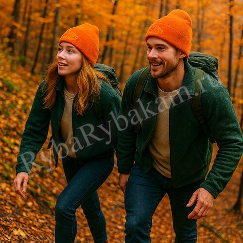 Шапка Elemental IFRIT с отворотом, цвет кирпичный, one size