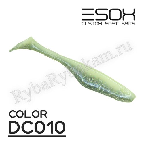 Мягкая приманка ESOX Богатырь 5" 127мм 4шт DC010