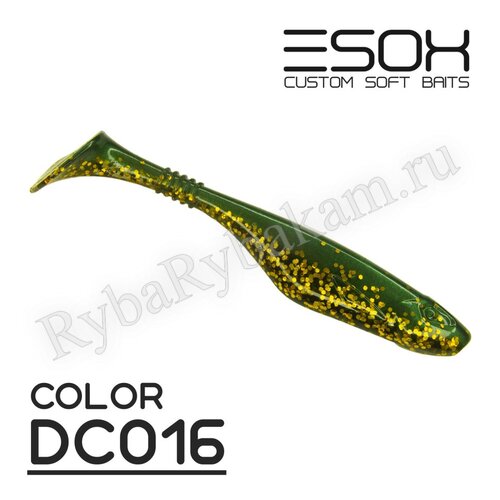 Мягкая приманка ESOX Богатырь 5" 127мм 4шт DC016