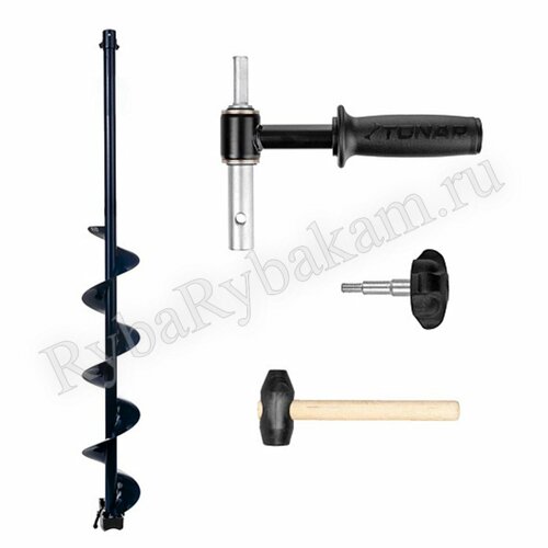 Комплект Тонар Шнек для шуруповерта ALTAY ENERGY 110R +адаптер АШ20ПС +молоточек T-SAE110R-AS