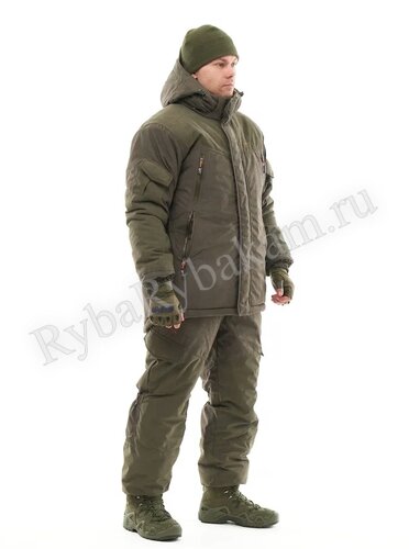 Костюм TAYGERR "Бизон", зимний, до -45 °С, (56-58/182-188) 13 карманов, цвет хаки