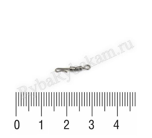 Вертлюг TAKEDO двойной цилиндр с экспресс-застежкой Hunter TKDH201910BN 3шт