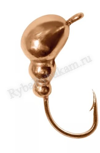 Мормышка вольфрамовая TAKEDO муравей Wolf Pro Ant d 3 мм 0,4гр крючок №18 медь 10 шт