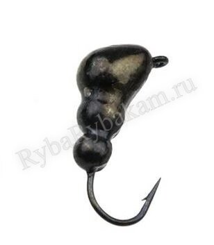 Мормышка вольфрамовая TAKEDO муравей Wolf Pro Ant d 3 мм 0,4гр крючок №18 черный 10 шт